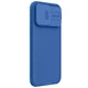 Карбоновая накладка Nillkin CamShield Pro для Apple iPhone 15 Pro (6.1") Blue - изображение 3