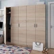 Комплект шкафов для одежды Doros Промо (2 шт.) 225х48х204 см Дуб сонома (DRS-011214) - изображение 3