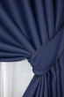 Комплект готових штор VR-Textil Блекаут Fusion Dimout № 831ш Синій 100х270 см 2 шт (31-221) - зображення 4