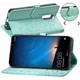 Кожаный чехол-книжка Epik Art Case с визитницей для Huawei Mate 10 Lite Бирюзовый - изображение 4
