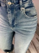 Джинси жіночі Zeo Basic 4741 palazzo jeans висока талія широкі палаццо стрейчеві вінтажні 40 блакитні - зображення 3
