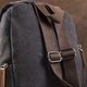 Компактний жіночий текстильний рюкзак Vintage для стильного образу Чорний (bg201fash94) - зображення 10
