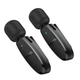 Бездротова мікрофонна система HOCO L15 Dual-mic clip-on бездротовий цифровий мікрофон (iP/Type-C) Black (6942007638623) - зображення 5