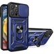 Чехол Fiji Camera Defence для Apple iPhone 11 Pro Max бампер с защитой камеры и подставкой Dark Blue - изображение 1