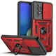 Чехол Fiji Camera Defence для Samsung Galaxy A23 (A235 / A236) бампер с защитой камеры и подставкой Red - изображение 1