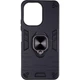 Чехол Fiji Defence для Poco C65 защитный бампер с кольцом подставкой Black - изображение 2