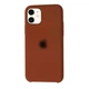 Чехол-накладка Silicone case для IPhone 11 Brown шоколадный - изображение 1