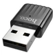 Внешний модем WiFi адаптер Hoco HI33 WiFi5 USB internal antenna wireless network card |двухдиапазонный 2.4GHz/5GHz (WiFi 5), USB 2.0, сетевой, 650 Мбит/с, Windows, Linux, встроенная антенна| Черный - изображение 4