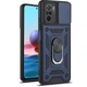 Чехол Fiji Camera Defence для Xiaomi Redmi Note 10 Pro бампер с защитой камеры Dark Blue - изображение 1