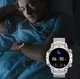 Мужские круглые смарт-часы с дисплеем 1.39 дюйма и металлическим ремешком + силиконовый ремешок, серебристый с оранжевым "G" (101305924) - изображение 2