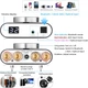 Усилитель мощности Nobsound Q10 Mini Digital AUX, 2.0-канальный Hi-Fi стереоаудиоусилитель, Bluetooth 5.0, 100 Вт Black - изображение 2