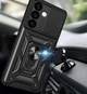 Чохол Fiji Camera Defence для Samsung Galaxy S24 Plus (S926) бампер із захистом камери та підставкою Black - зображення 3