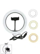 Кольцевая LED лампа 2 (1 крепл.тел.) USB (26см) - изображение 1