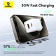 Комплект для быстрой зарядки Зарядное сетевое устройство Baseus Palm 30W Type-C+USB QC3.0+PD3.0 + Кабель Type-C to Type-C 60W 1m (P1011160A213-01) White - изображение 7
