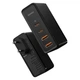 Зарядное сетевое устройство Baseus GaN2 Pro 100W 2 Type-C + 2 USB с функцией быстрой зарядки QC4.0+PD3.0 + Кабель Type-C to Type-C 100W 1m (CCGAN2P-L01) Black - изображение 9
