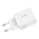 Зарядное сетевое устройство Baseus Cube 30W Type-C+USB с функцией быстрой зарядки QC3.0+PD3.0 (P10111404213-00) White - изображение 6