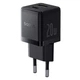 Зарядное сетевое устройство Baseus Palm 20W Type-C+USB с функцией быстрой зарядки QC3.0+PD3.0 (P10111608113-00) Black - изображение 2