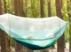 Гамак Early Wind Outdoor Parachute Cloth HW070202 (270 x 140cm) Бірюзовий - зображення 5