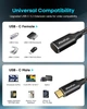 Кабель-подовжувач CLEEFUN Type-C to Type-C USB3.2 10Gbps 100W 0.3м, black - зображення 5