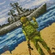 Набор для вышивания бисером картины ARHIBIS Русский военный карабль, ИДИ НА, 36,5*27 см (А3Н_474) - изображение 4