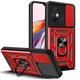 Чехол Fiji Camera Defence для Xiaomi Redmi 12C бампер с защитой камеры и подставкой Red - изображение 1