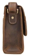 Шкіряна чоловіча сумка поштальйонка через плече для документів та міста Vintage bg149fash80 Коричнева - зображення 10
