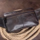 Сумка на пояс Vintage із натуральної шкіри коричневого кольору для поїздок маленького розміру (bg147fash27) - зображення 7