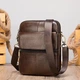 Компактная сумка кожаная 14990 Vintage Коричневая - изображение 8