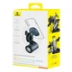 Велосипедний тримач для смартфонів Baseus PrimeTrip Series Dual-Color Bike 2-in-1 IP68 з ліхтариком 3000 mAh, Black - зображення 2