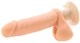Вибратор Doc Johnson The D, Perfect D Vibrating 8" with Balls цвет телесный (21801026000000000) - изображение 2