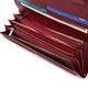 Женский кожаный кошелек на магнитах ST AE 501-1 Red - изображение 4