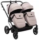Коляска 2 в 1 для двойни Adamex Leo Duo Tip TK-72 капучино - изображение 7