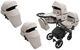 Коляска 2 в 1 для двойни Bair Kiwi DUO Soft BKD-33 капучино - изображение 1