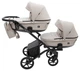 Коляска 2 в 1 для двойни Bair Kiwi DUO Soft BKD-33 капучино - изображение 3