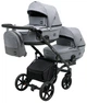 Коляска 2 в 1 для двійні Bair Kiwi DUO Soft BKP-218 сірий - зображення 2