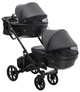Коляска 2 в 1 для двойни Bair Kiwi DUO ECO BKD-15 черный - изображение 5