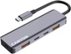 USB-хаб Canyon DS-18 5in1 USB-C Grey (CNS-TDS18) - зображення 3