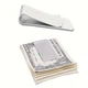 Зажим для денег купюр металлический 5*2,5*0.8 см Серебристый (Silver) - изображение 1