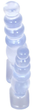 Комплект из 2х анальных пробок Doc Johnson Crystal Jellies Anal Delight Traner цвет прозрачный (12651041000000000) - изображение 4