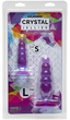 Комплект из 2х анальных пробок Doc Johnson Crystal Jellies Anal Delight Traner цвет фиолетовый (12651017000000000) - изображение 9