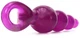Анальная пробка Jolie Ripples Jelly Anal Plug Small цвет фиолетовый (15713017000000000) - изображение 2