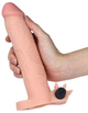 Насадка на пеніс з вібрацією Pleasure X-Tender Series Perfect for 5-6.5 inches Erect Penis колір тілесний (18911026000000000) - зображення 2