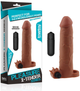 Насадка на пеніс з вібрацією Pleasure X-Tender Series Perfect for 5-6.5 inches Erect Penis колір коричневий (18911014000000000) - зображення 6