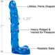 Фаллоимитатор Doc Johnson Raging Hard-Ons Slimline Anal Series Ballsy 7in (10514000000000000) - изображение 8