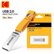 Флешка брелок USB 2.0 металлический Kodak K122 64 Gb - изображение 1