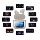 Бездротові навушники BOROFONE BW67 Gorgeous true wireless ANC+ENC noise reduction touch screen BT headset Champagne Gold (6941991115738) - изображение 3