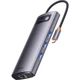 USB-хаб Baseus Metal Gleam Series 7-in-1 Multifunctional Type-C HUB Gray (WKWG040113) [96273] - зображення 1