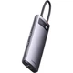 USB-хаб Baseus Metal Gleam Series 7-in-1 Multifunctional Type-C HUB Gray (WKWG040113) [96273] - зображення 2