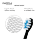 Набір ультразвукових зубних щіток Medica+ PROBRUSH 9.0 black + fuchsia - зображення 7