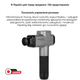 Перкусійний ручний масажер для тіла та м'язів MEDICA+ MassHand Pro 6.0 - зображення 14